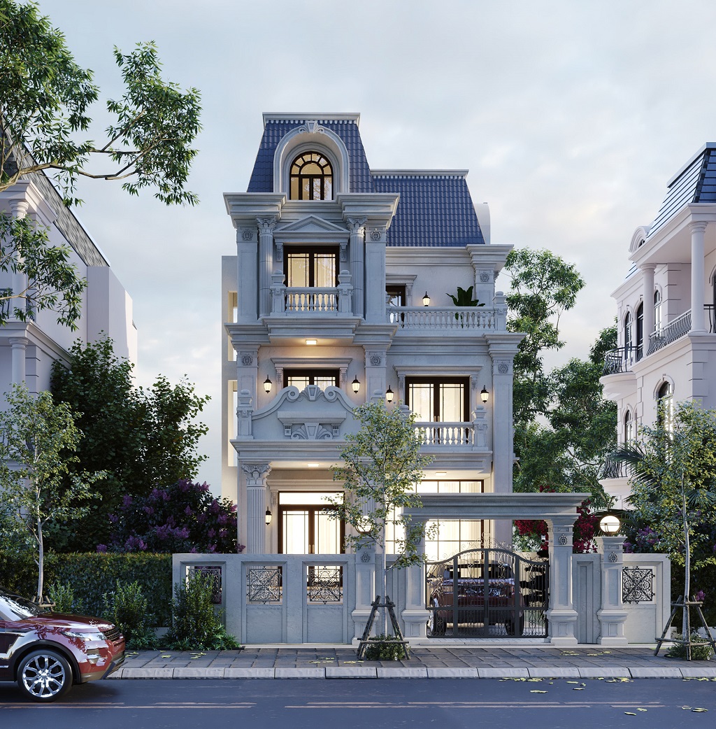 Mẫu Biệt Thự Phố Cổ Điển Cực Đẹp Khiến Nhiều Người Mê Tít