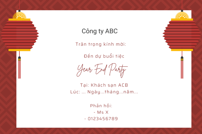 68+ Mẫu thiệp mời tất niên công ty cuối năm đẹp nhất 2023
