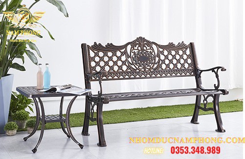 20+ Mẫu ghế công viên nhôm đúc ngoài trời đẹp, giá rẻ 2023
