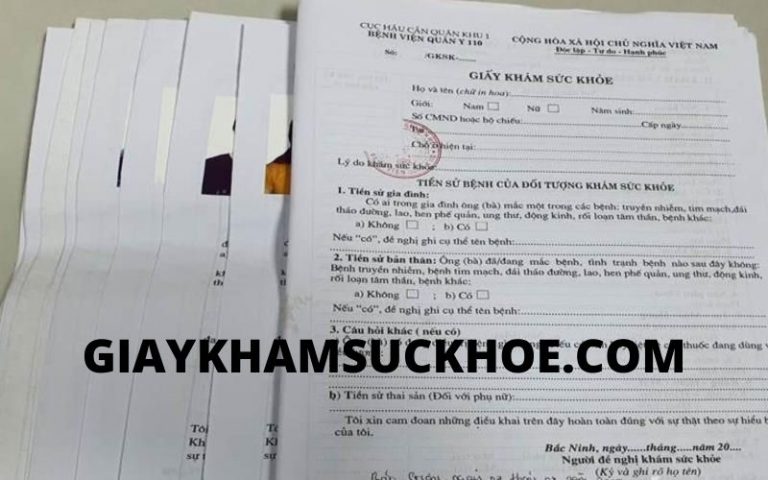 Phòng khám sức khỏe xin việc lấy giấy ngay trong ngày - 0985.969.305