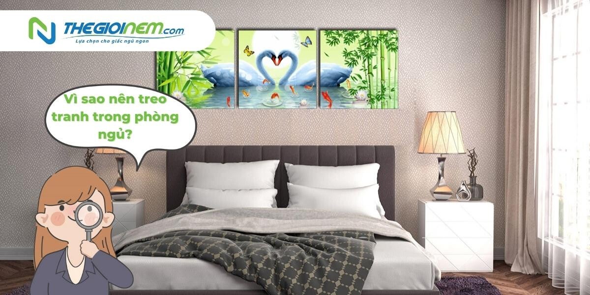 Bí kíp lựa chọn tranh treo phòng ngủ theo phong thuỷ | Nệm Cao Su Thiên Nhiên | Thegioinem.com
