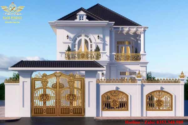 100+ Mẫu cổng biệt thự nhà vườn đẹp, cao cấp, sang trọng 2023