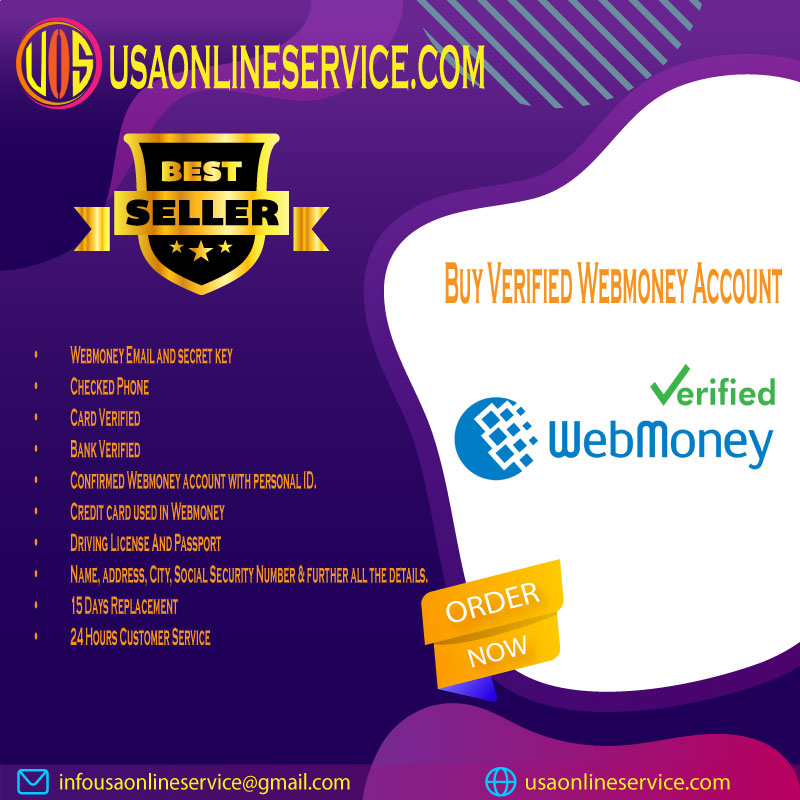 Buy Webmoney Account - 100% safe & fully verified