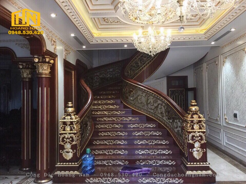 Báo giá cầu thang nhôm đúc Hải Phòng mới nhất 2023 - Nhôm đúc Hoàng Nam
