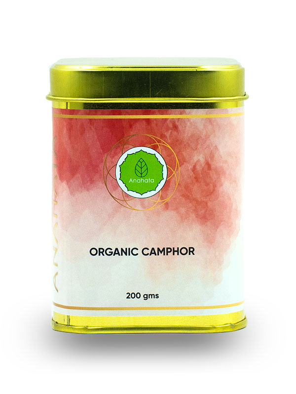 Organic Camphor - 200 gm - Anahata Organic
