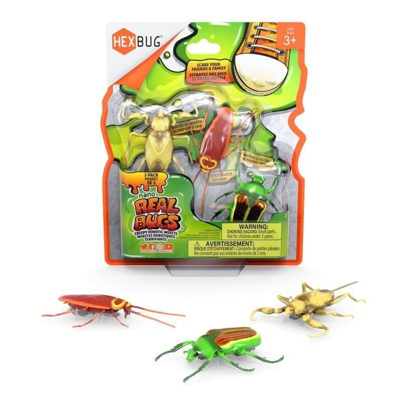 Hexbug Nano Real Bugs 3PK | Curiouskidzz