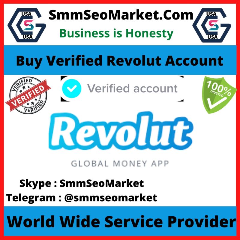 Buy Verified Revolut Account - 100% USA UK CA Revolut