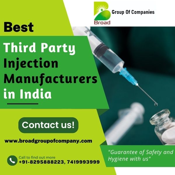 Top Rated Third Party Injection Manufacturers in India