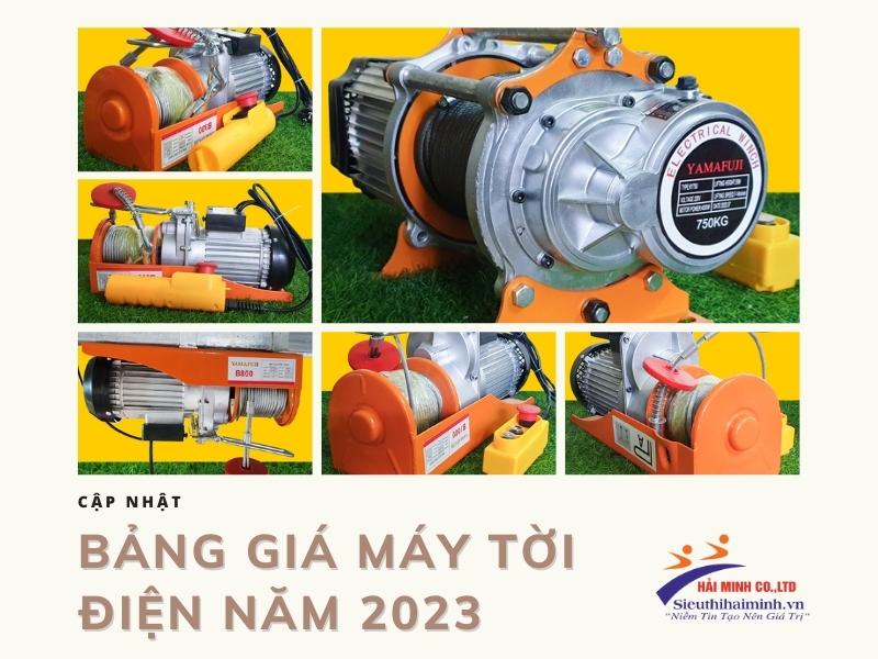 Cập Nhật Bảng Giá Máy Tời Điện Năm 2023