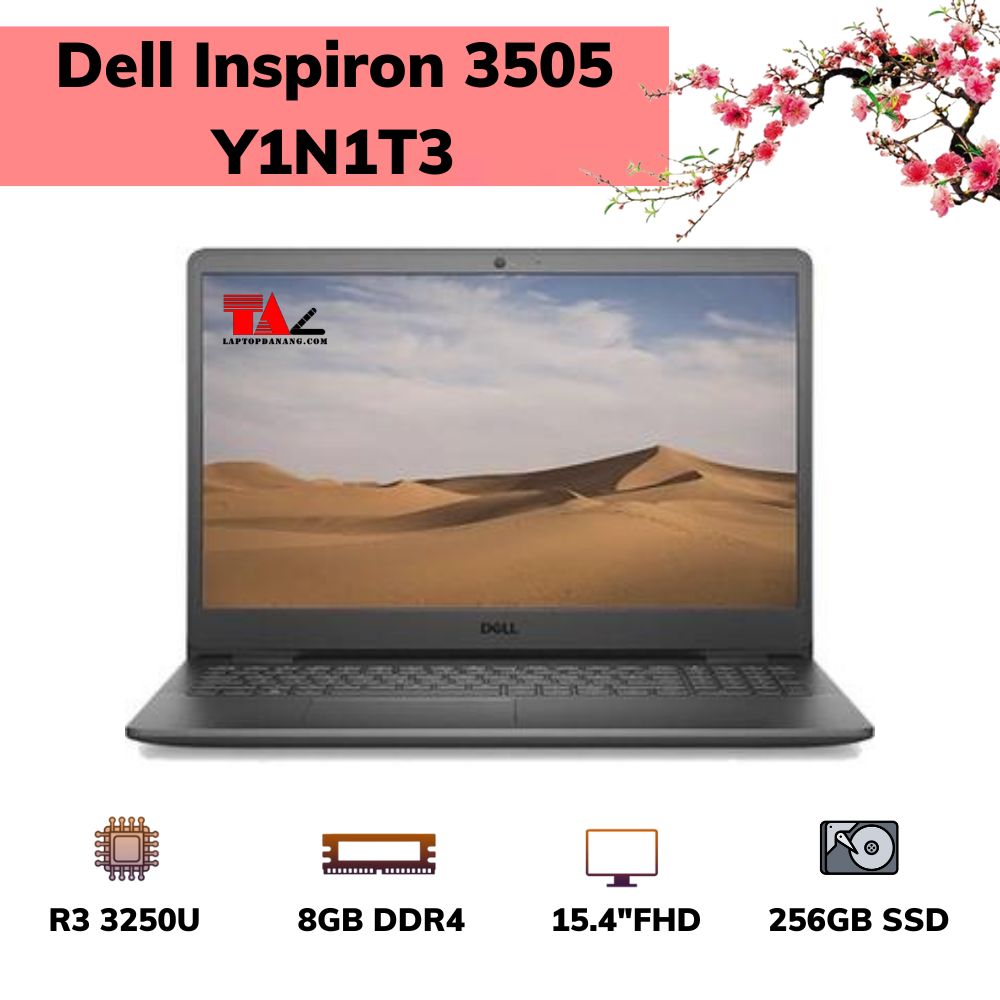 Laptop Dell Inspiron 3505 Y1N1T3 New chính hãng trả góp Laptopdanang