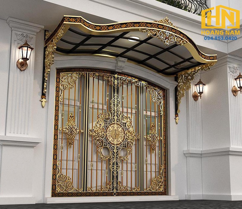 Tổng hợp Mẫu giàn nắng nhôm đúc đẹp sang trọng giá rẻ 2023 - Nhôm đúc Hoàng Nam