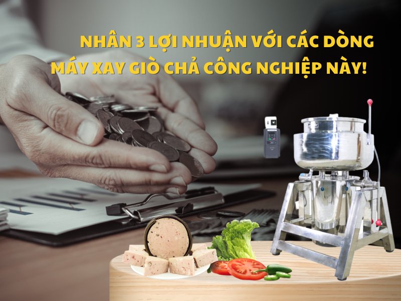 Nhân 3 Lợi Nhuận Với Các Dòng Máy Xay Giò Chả Công Nghiệp...