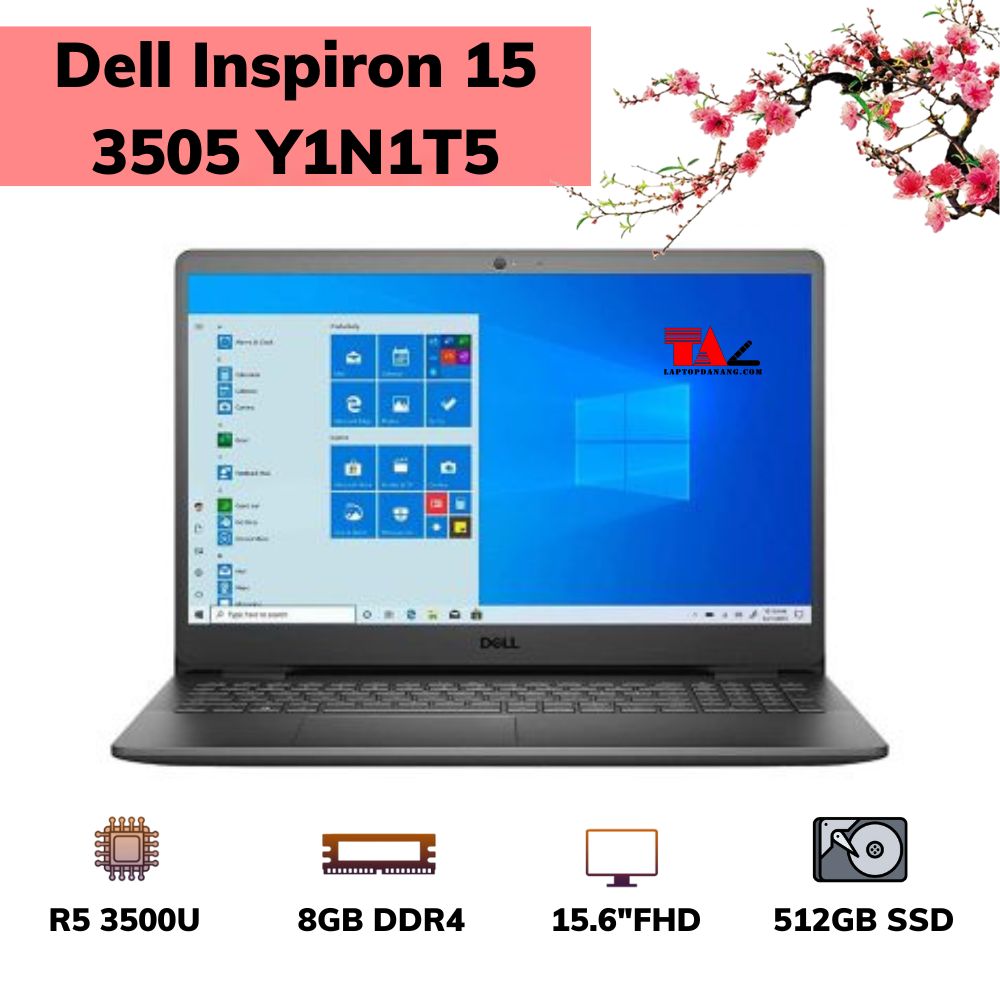 Laptop Dell Inspiron 15 3505 Y1N1T5 Chính hãng - Laptopdanang