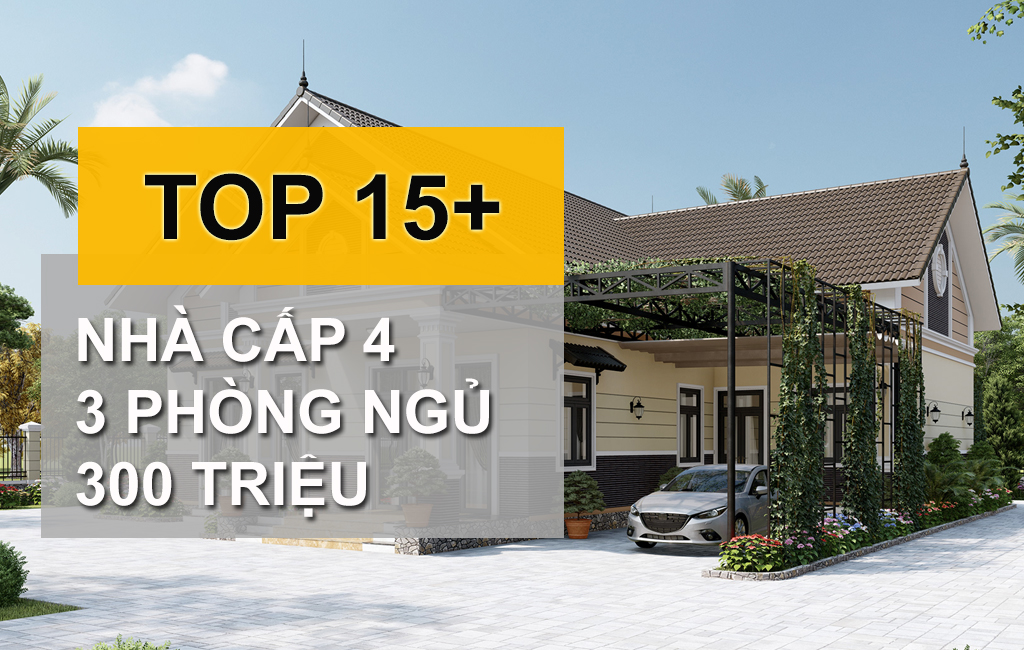 TOP NHÀ CẤP 4 3 PHÒNG NGỦ 300 TRIỆU Với Nội Ngoại Thất Hiện Đại