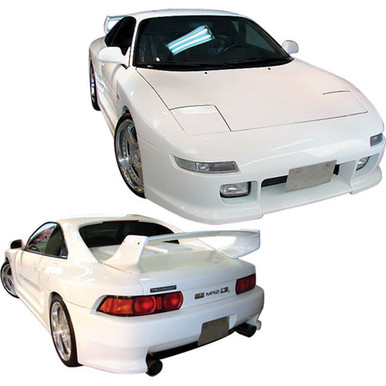VSaero FRP TRDE Wide Body Kit 10pc > Toyota MR2 SW20 1991-1995 (vsaero_105171) - Carbonfiberhoods.com