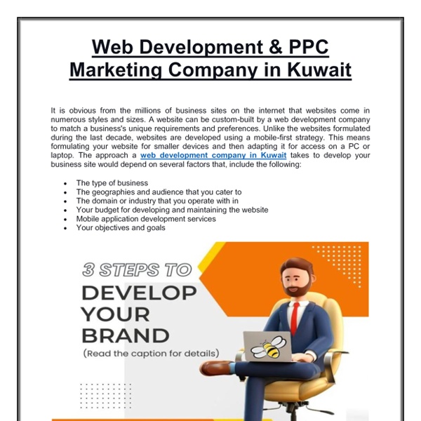 Web Development  PPC Marketing Company in Kuwait | Pearltrees