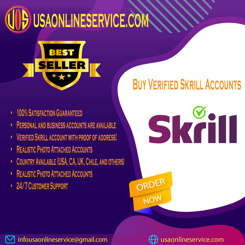 Buy Verified Skrill Accounts - Get Safe & Verified Account for Sale