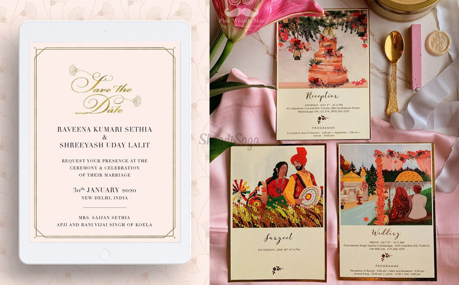 5 Unique Digital Wedding Cards to Suit Your Dream Ceremony | Indian Wedding Card