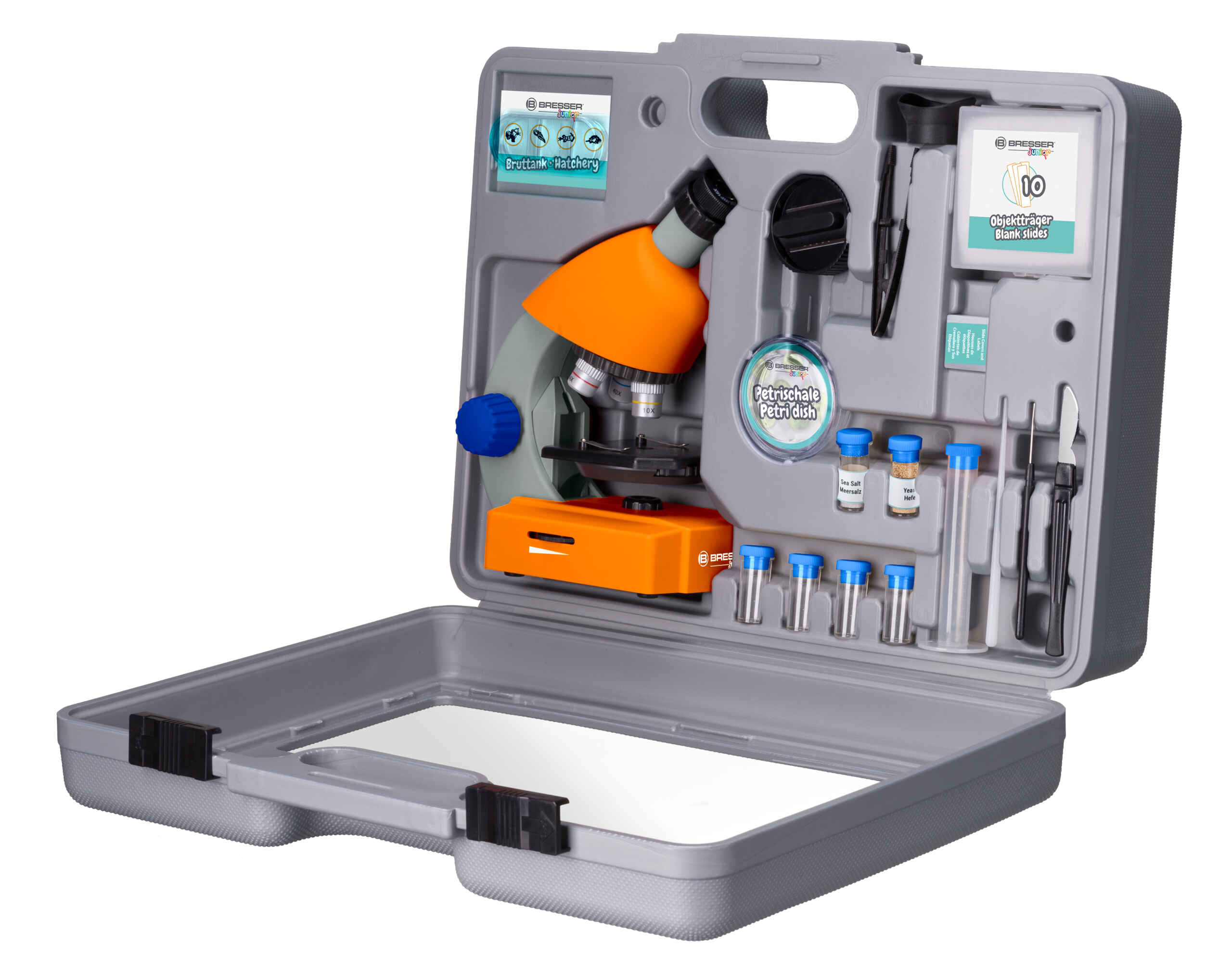 Bresser Junior 40x-640x Microscope with Accessories and Hard Case | Curiouskidzz
