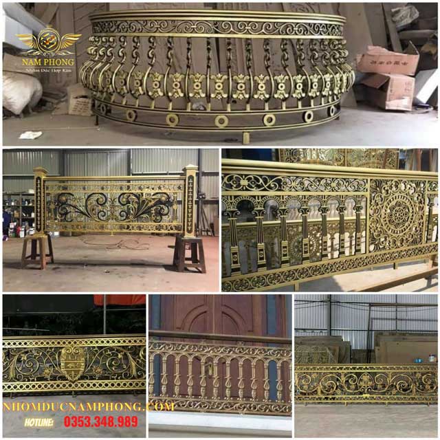 [Báo giá] 100+ Mẫu lan can ban công nhôm đúc đẹp, cao cấp 2023