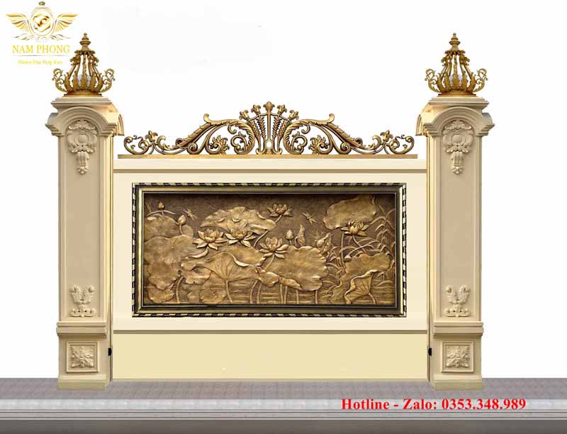 10+ Mẫu hàng rào có tranh treo tường