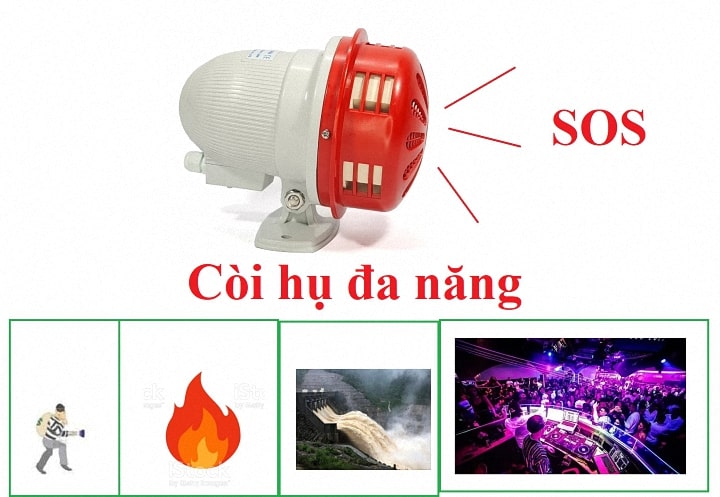 Giải mã sức hút của các loại còi hụ xé gió báo động - Còi Hú