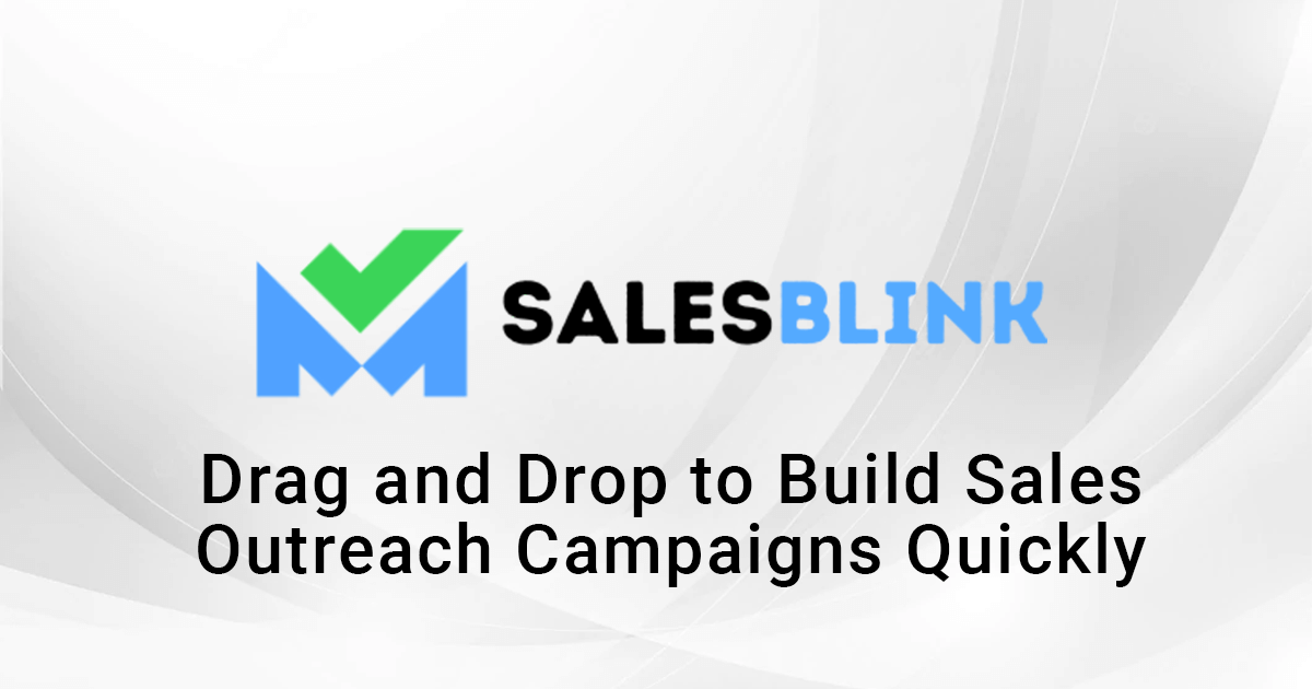 Easy cold email outreach Tool | Outreach Automation | SalesBlink