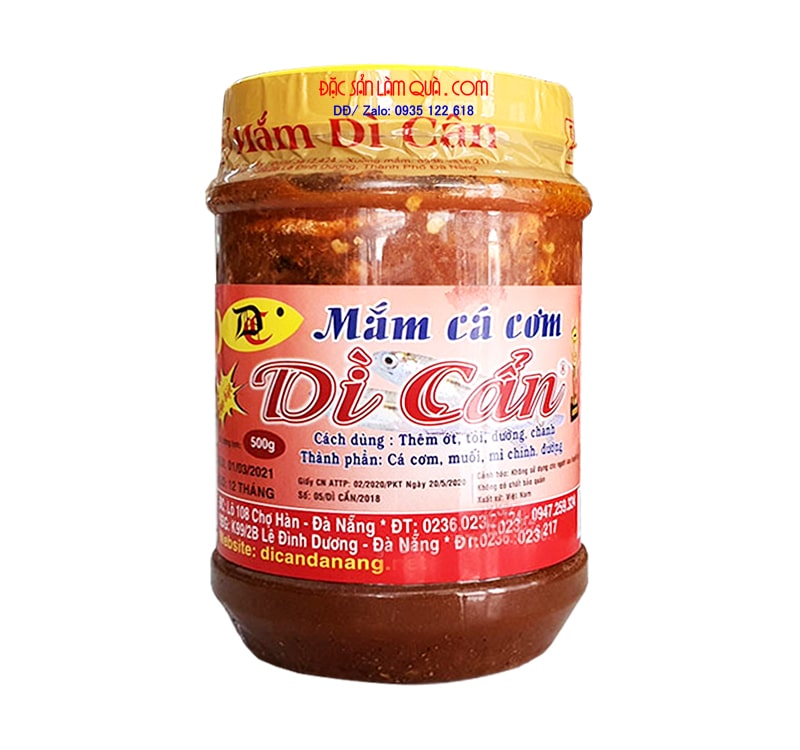 Mắm cá cơm thu Dì Cẩn hủ 500g giá tốt | Mua ngay - LanGift