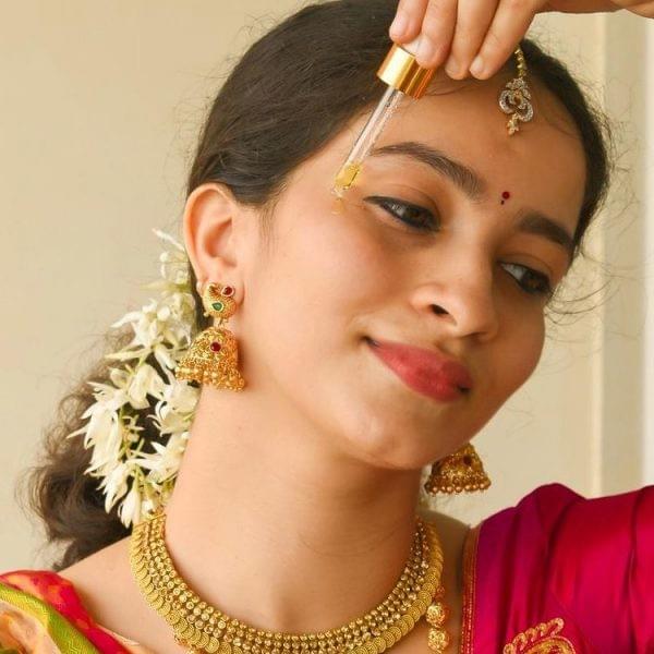 KUMKUMADI OIL IS AN AYURVEDIC OIL FOR SKIN NOURISHMENT....