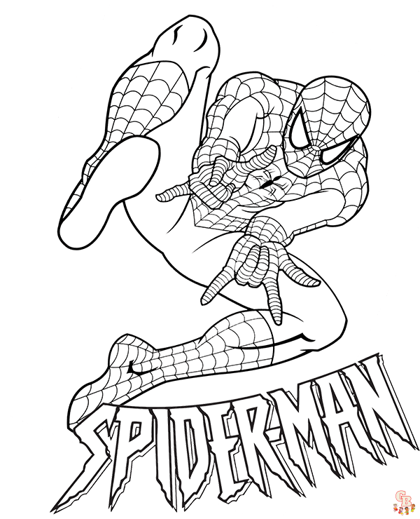 Swing into Action with Free Spiderman Coloring Pages for Kids