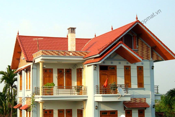 Các mẫu ngói màu fuji vietnam đẹp - Topmat