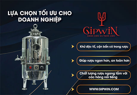 Máy lão hóa rượu công nghiệp Gipwin có những sản phẩm nào?