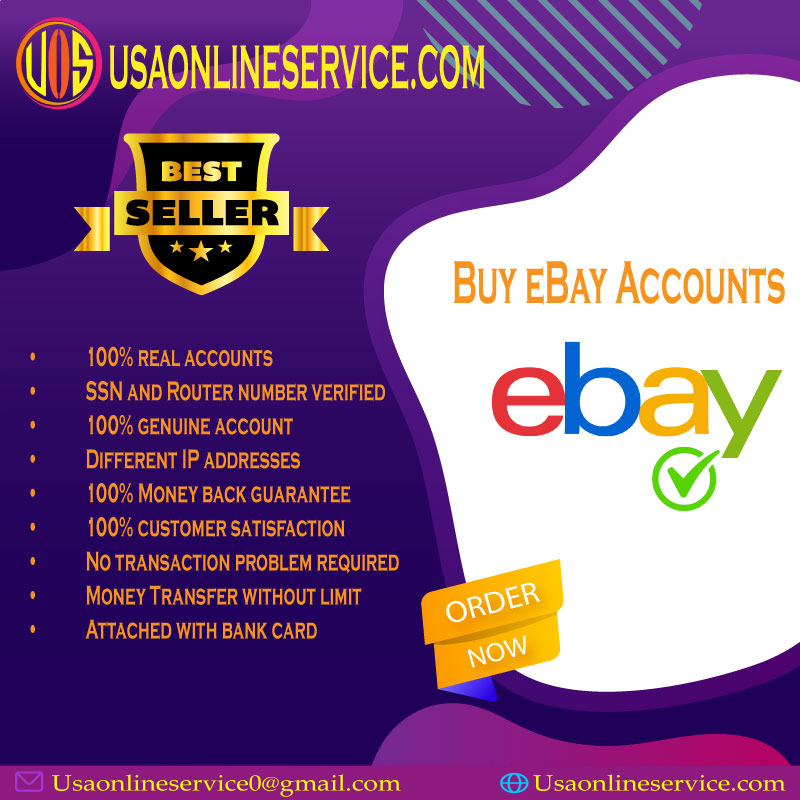 Buy eBay Accounts - 100% Safe USA SSN Card Verified