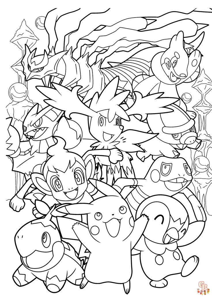 Discover the Best Pokemon Coloring Pages for Kids - GBcoloring