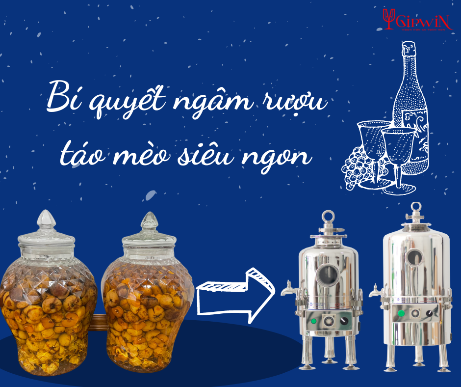 Bật mí bí quyết ngâm rượu táo mèo siêu ngon