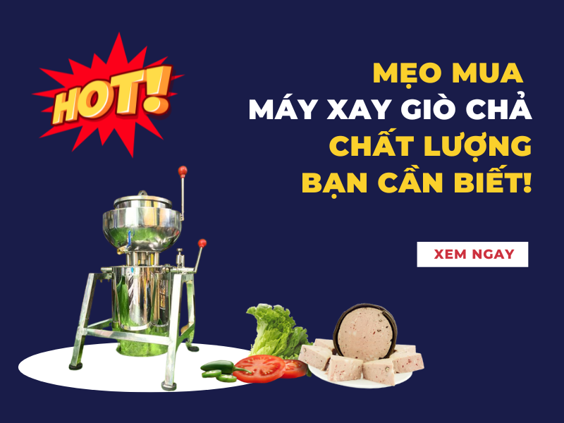 Mẹo mua máy xay giò chả chất lượng bạn cần biết