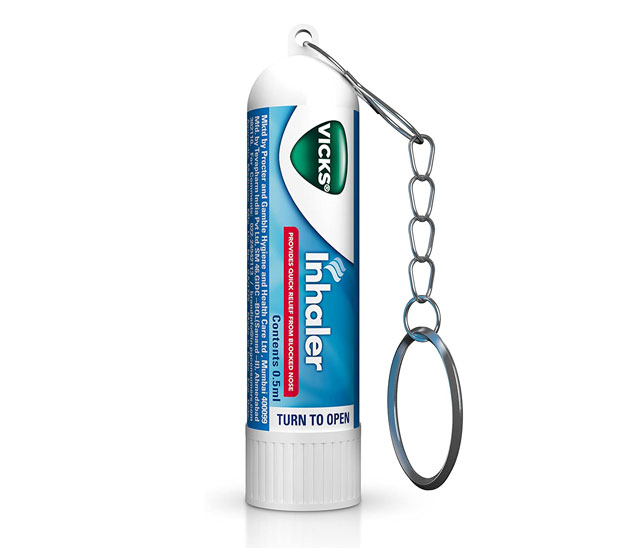Vicks Inhaler Provides Quick Relief From Blocked Nose ( Pack Of 3)