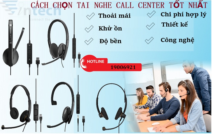 Cách chọn tai nghe call center tốt nhất - Vintech Việt Nam