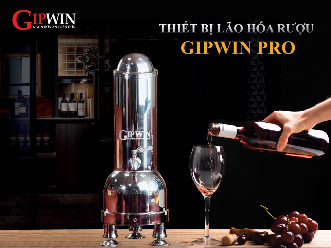 Hiệu quả từ việc ứng dụng công nghệ Gipwin trong xử lý rượu