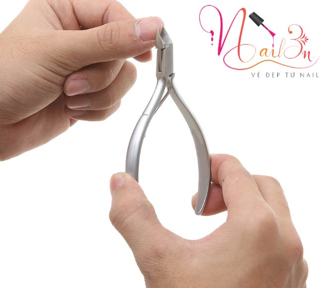 Kềm cắt da D.02 bán nguyệt thép KHÔNG GỈ