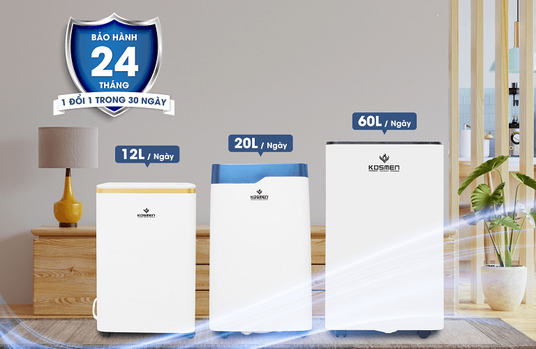 Tổng Hợp Máy Hút Ẩm Kiêm Lọc Không Khí Công Nghệ Đức