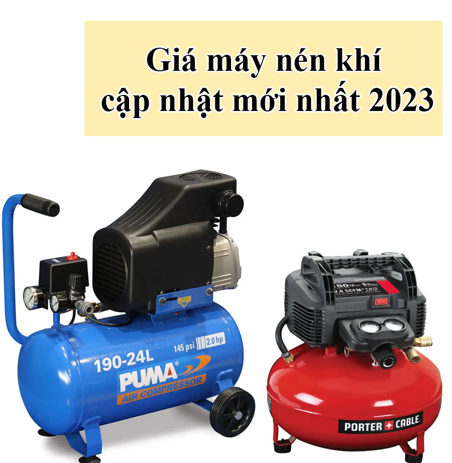 Giá máy nén khí cập nhật mới nhất 2023