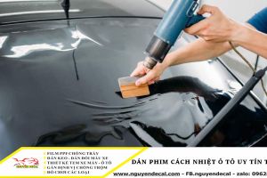 Chuyên dán phim cách nhiệt ô tô TPHCM uy tín, chính hãng, giá rẻ -         Nguyễn Decal - Chuyên Dán Keo Xe Design Tem Xe Decal Tem Xe Nguyễn Decal