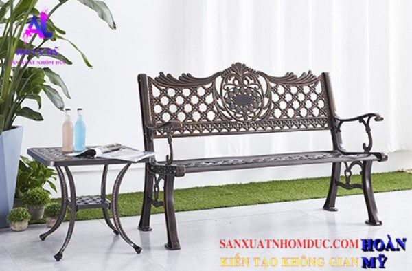 15+ Mẫu ghế công viên nhôm đúc ngoài trời đẹp 2023
