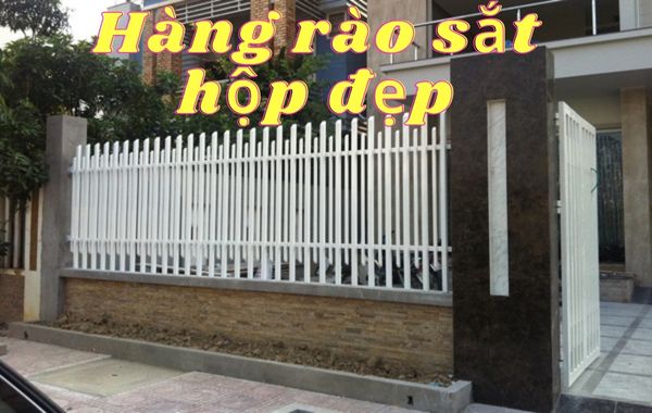 20+ Mẫu Hàng rào sắt hộp mạ kẽm đẹp 2023