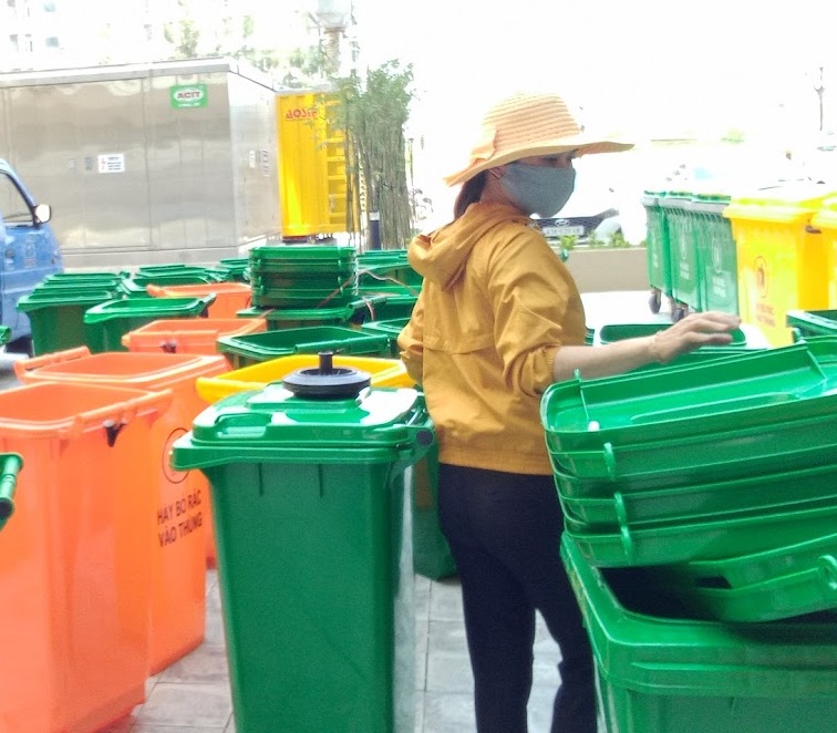 Các loại thùng rác gia đình, thùng rác nhựa gia đình tại Đà Nẵng