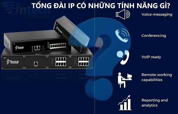 Tổng đài IP có những tính năng gì? Tổng đài ip chính hãng giá rẻ