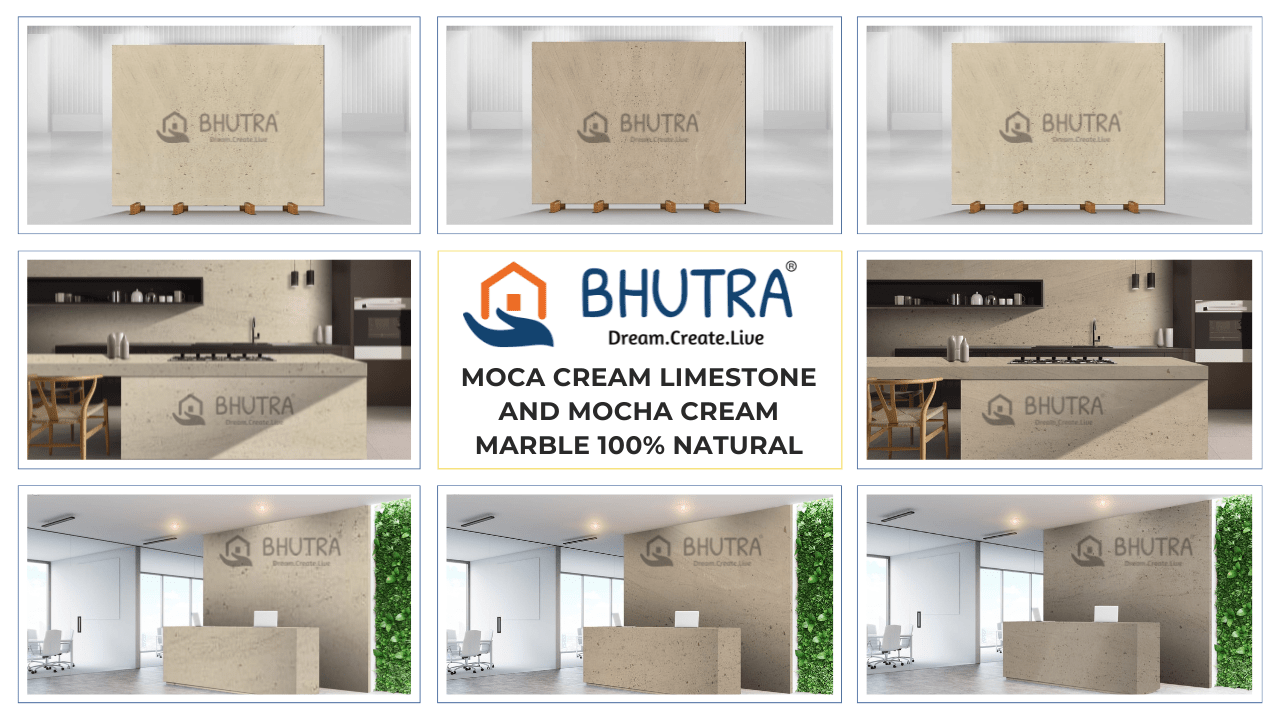 Moca Cream Limestone And Mocha Cream Marble 100% Natural - Bhutra Marble & Granites