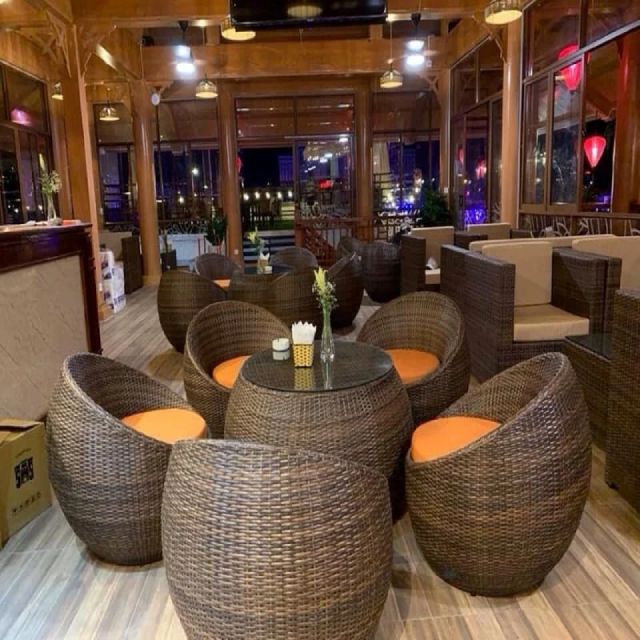 15+ Mẫu bàn ghế nhựa giả mây ngoài trời đẹp nhất 2023