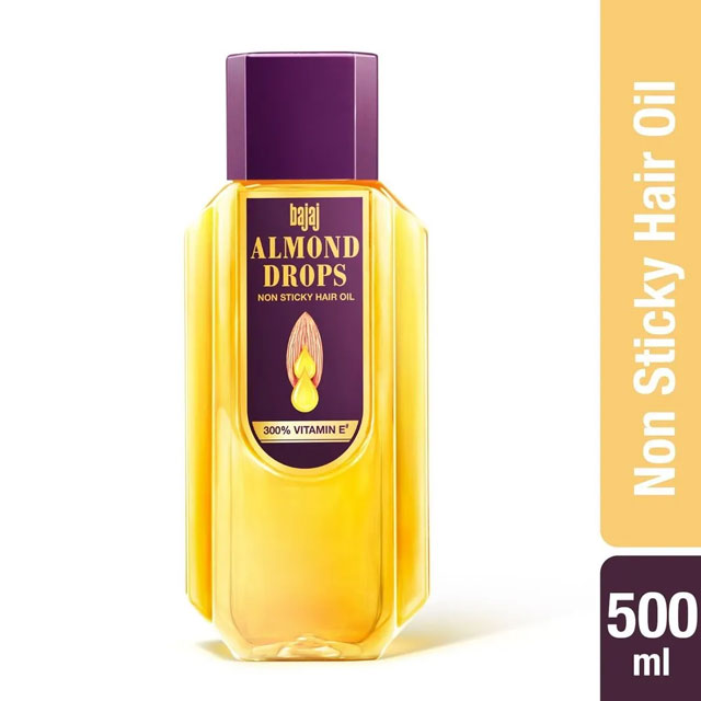 Bajaj Almond Drops Hair Oil -500ml (16.91 Floz.) - 8906014765992